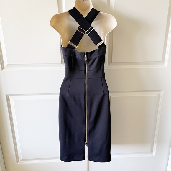 Ted Baker London Akva Kensington Floral Black Body-Con Dress Size 10 - Picture 14 of 16